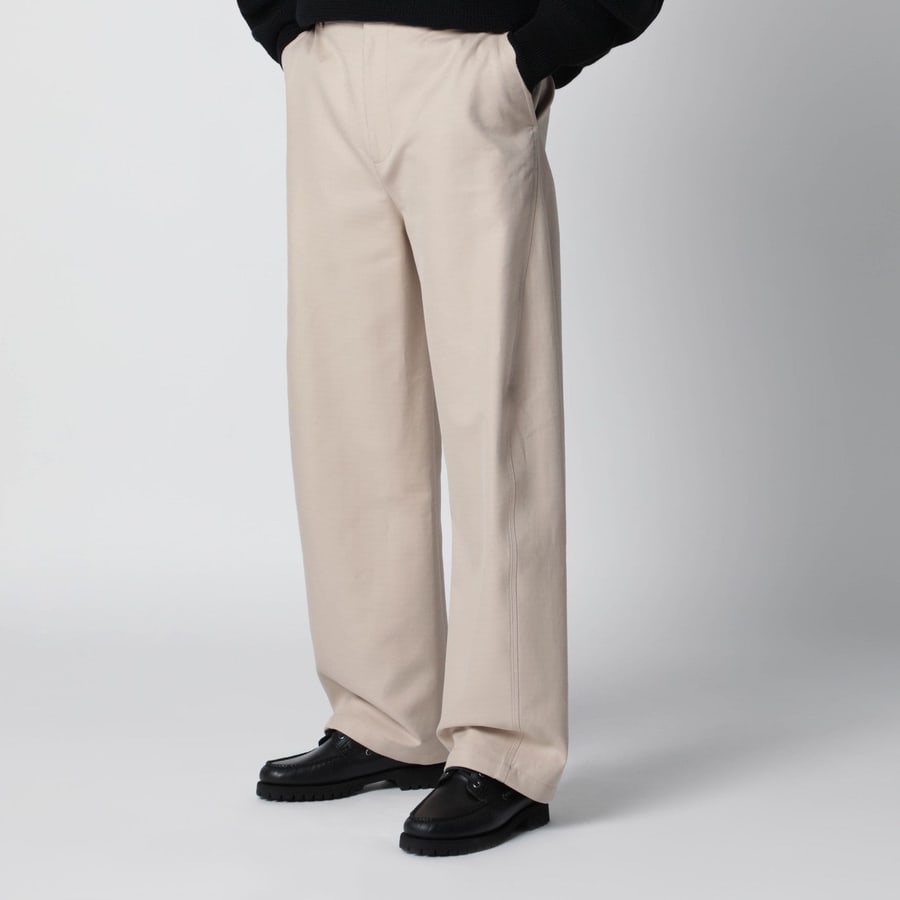 Givenchy Pantalone beige in cotone, view 3