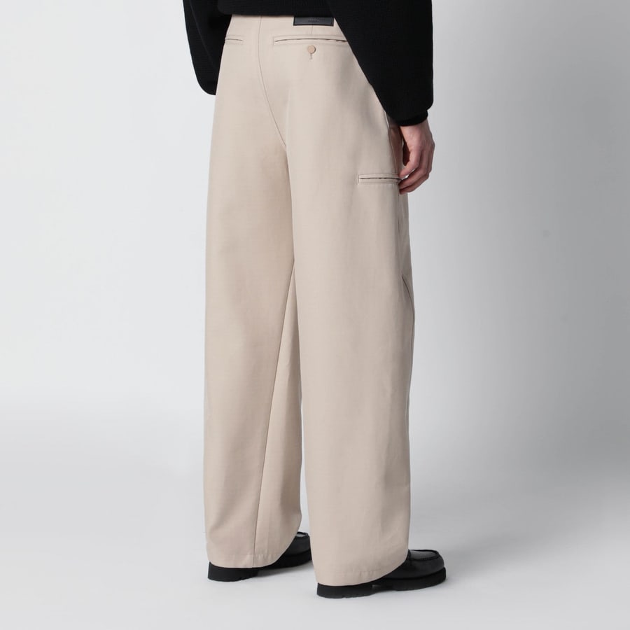 Givenchy Pantalone beige in cotone, view 4