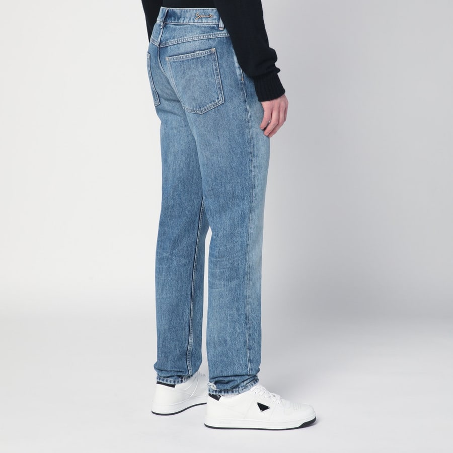 Givenchy Jeans blu in denim slavato, view 4