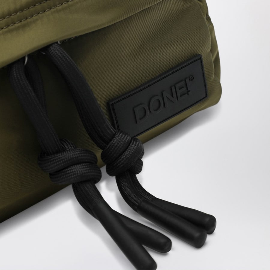 DONE! Beauty case verde in nylon, view 5