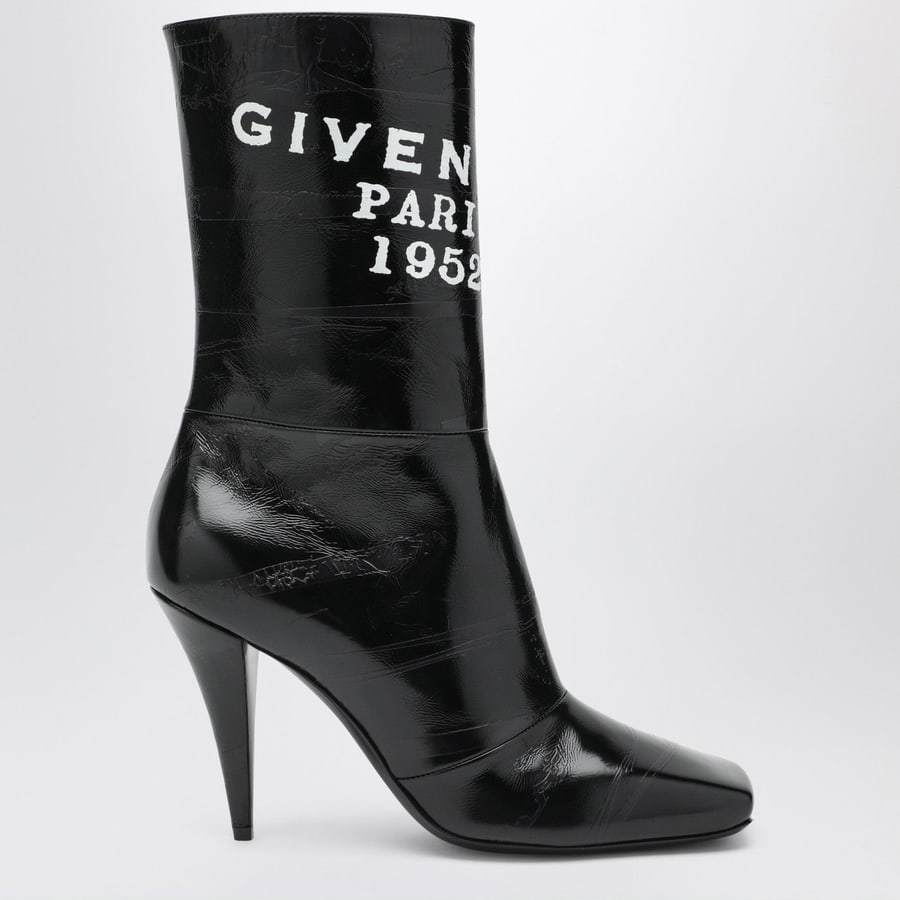 Givenchy Stivaletti neri Sliced Square GIVENCHY Tape