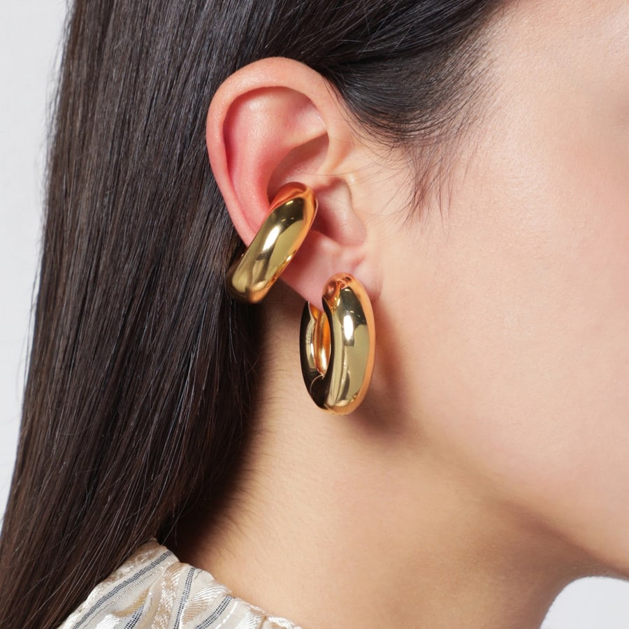 ELIOU Ear Cuff Varsity oro, view 2