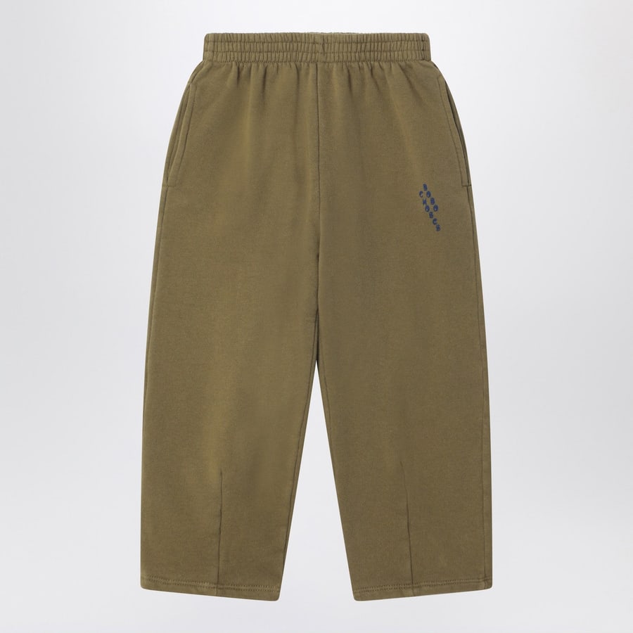 BOBO CHOSES Pantalone jogging verde kaki