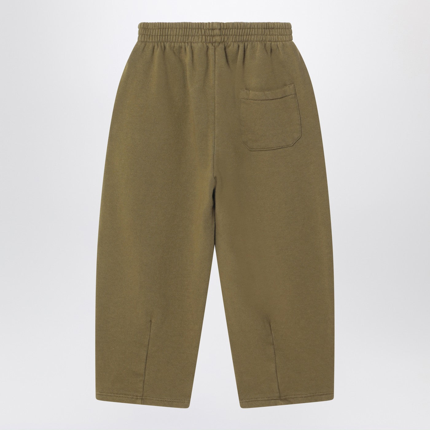 BOBO CHOSES Pantalone jogging verde kaki, view 2