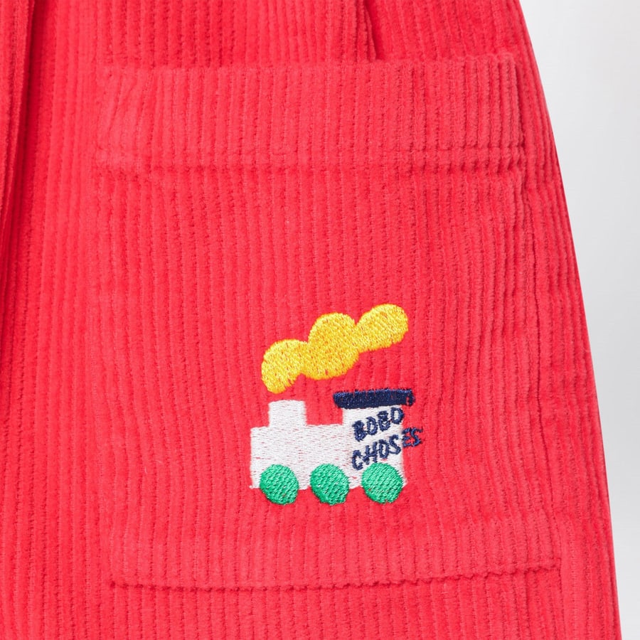 BOBO CHOSES Pantaloni Bobo Choo Choo rossi, view 3
