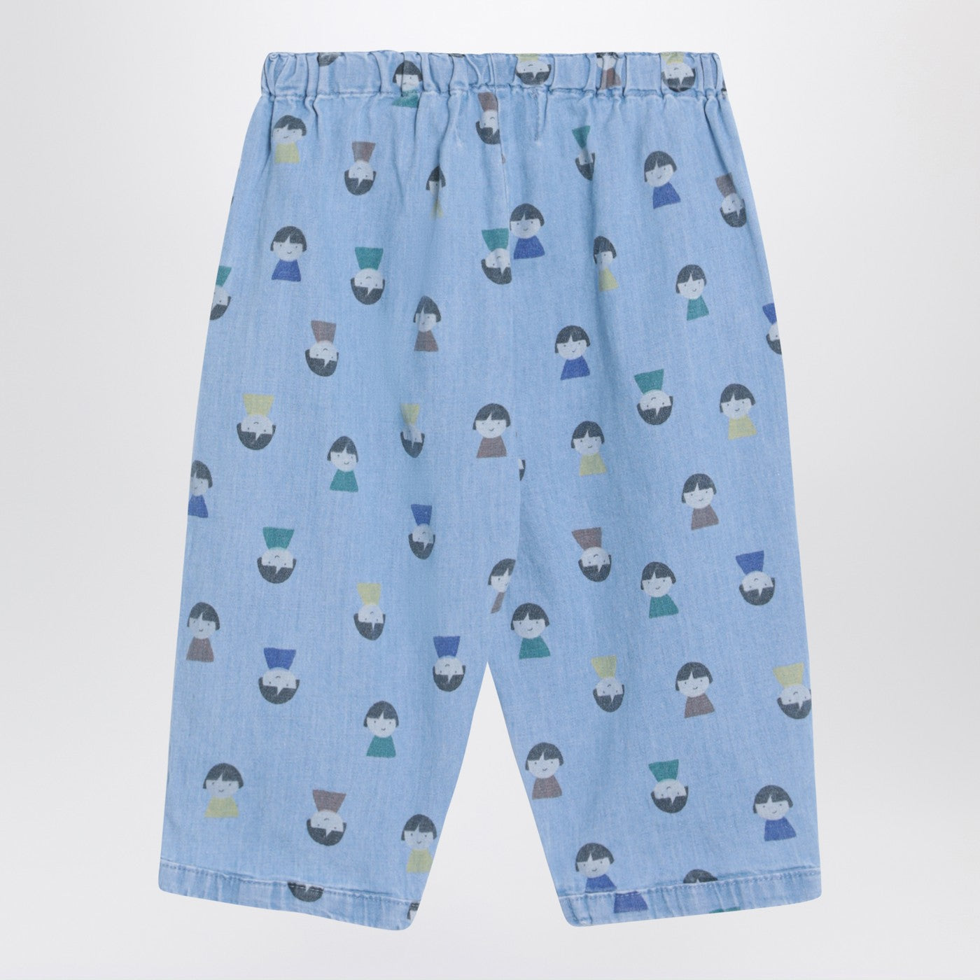 BOBO CHOSES Pantalone blu chiaro in denim, view 2