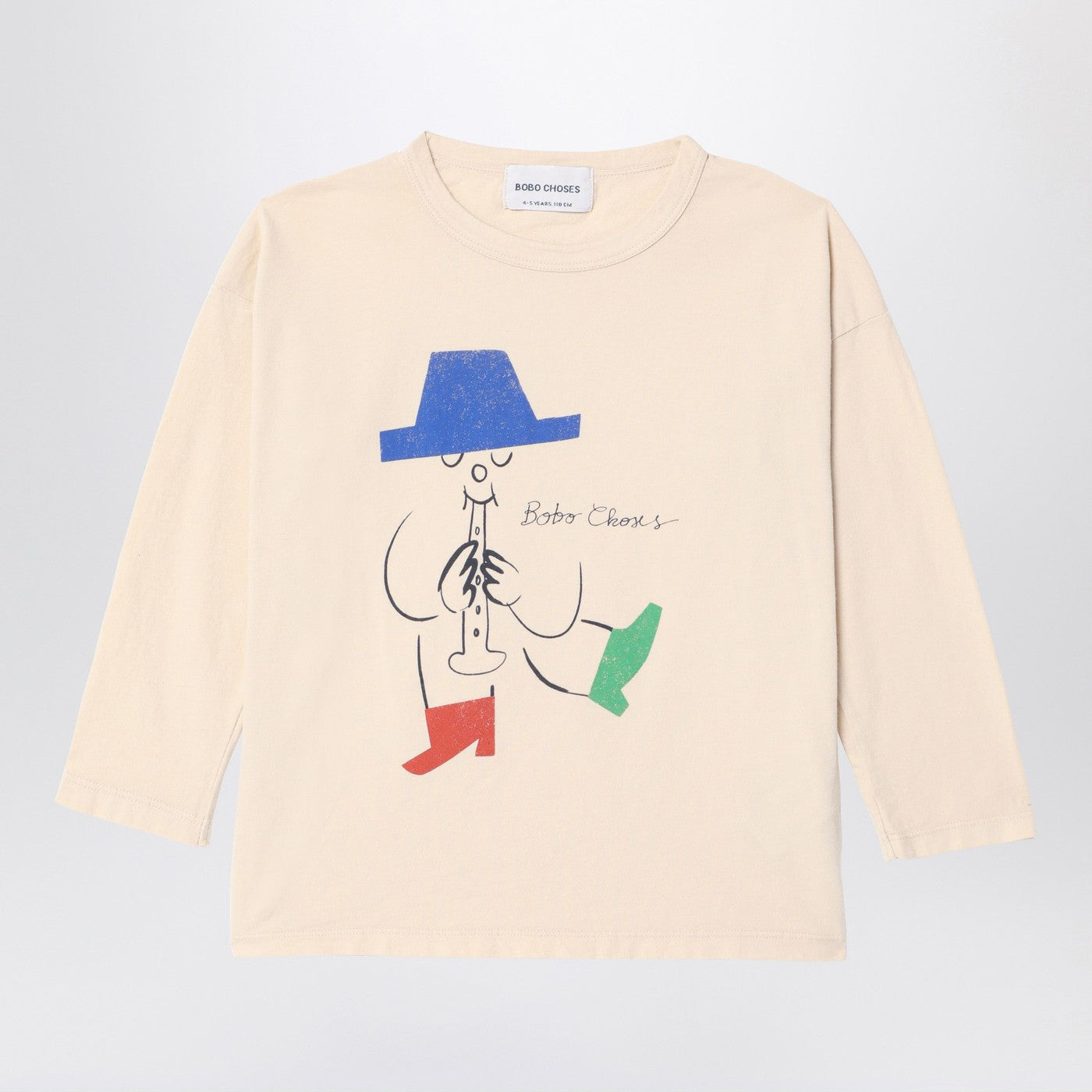 BOBO CHOSES T-shirt Magic Flute Player avorio