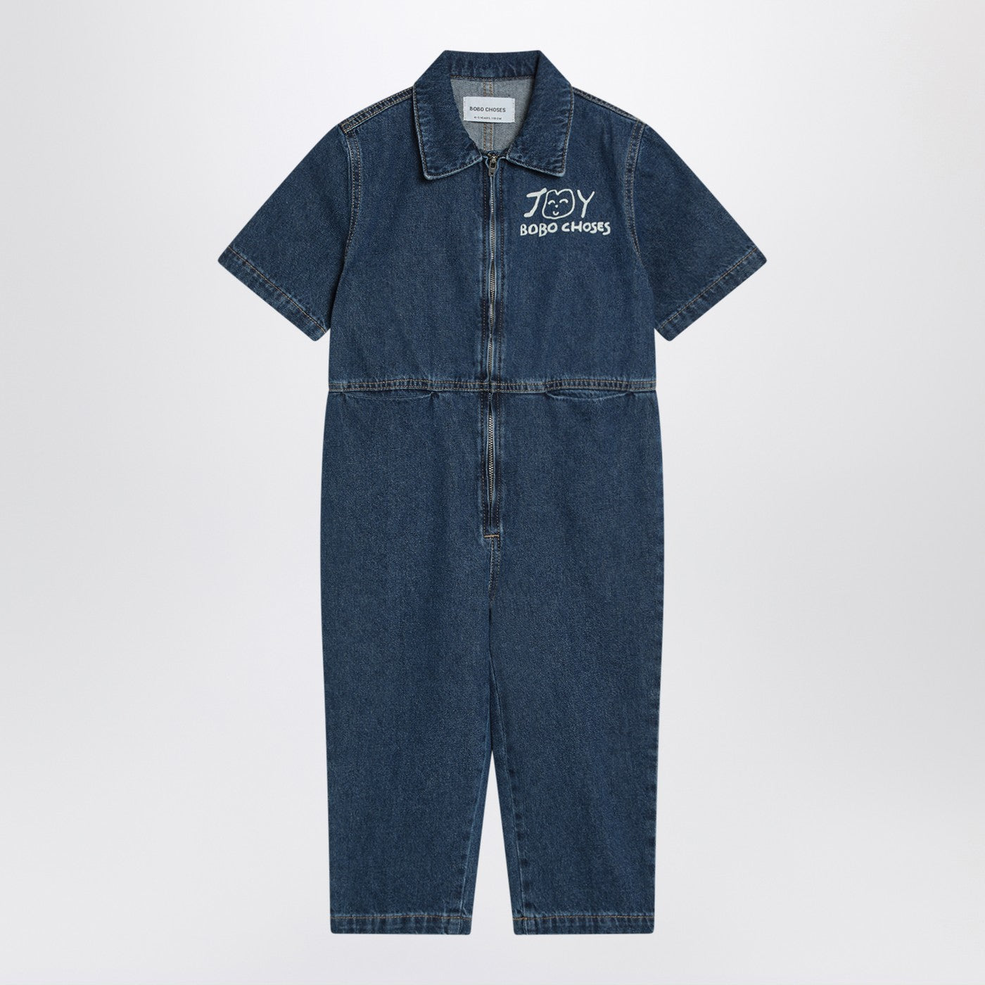 BOBO CHOSES Tuta Joy blu in denim