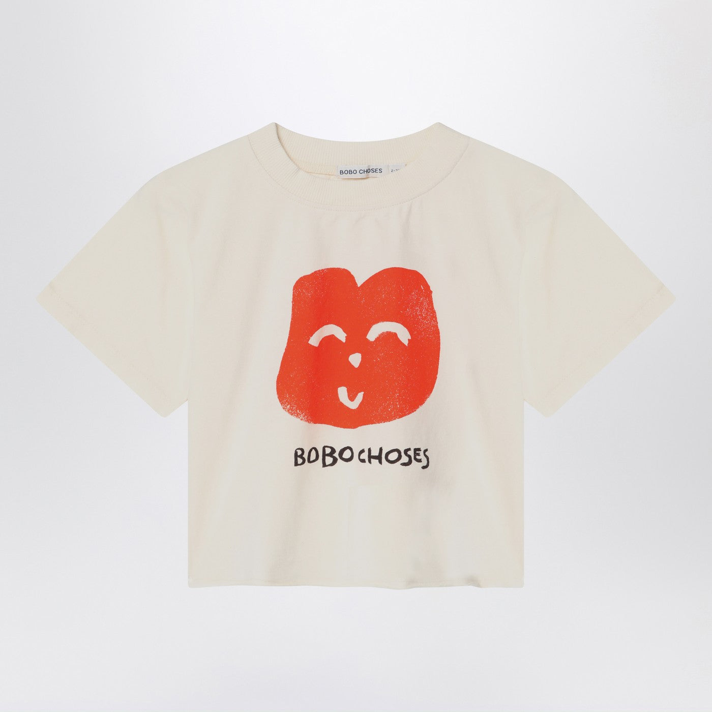 BOBO CHOSES T-shirt Joyful Face avorio