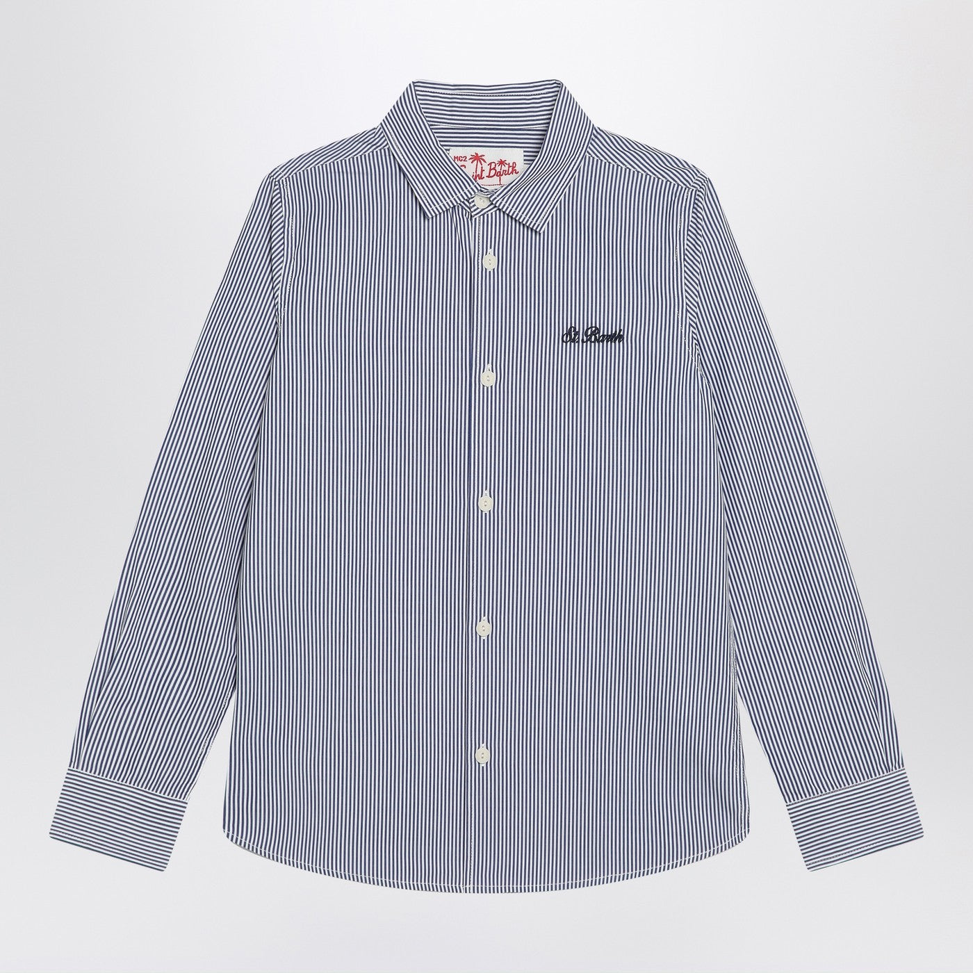MC2 SAINT BARTH Camicia Agnes a righe con stampa Snoopy