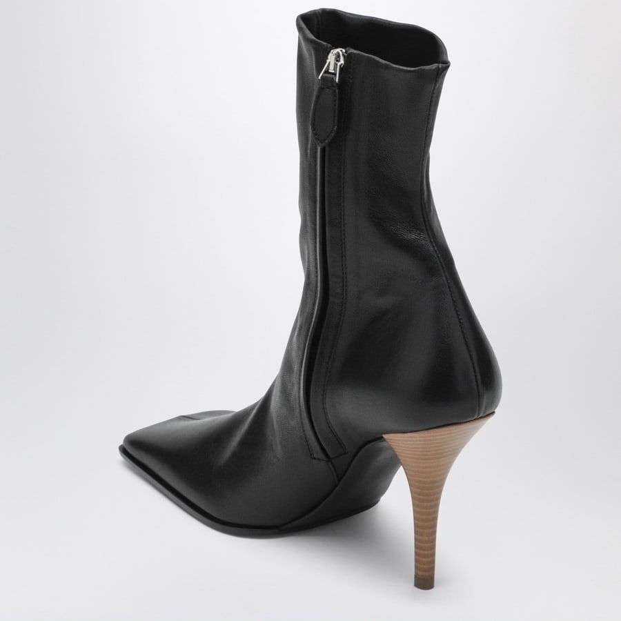 Alaïa Stivaletti a calzino Soft Square neri, view 4
