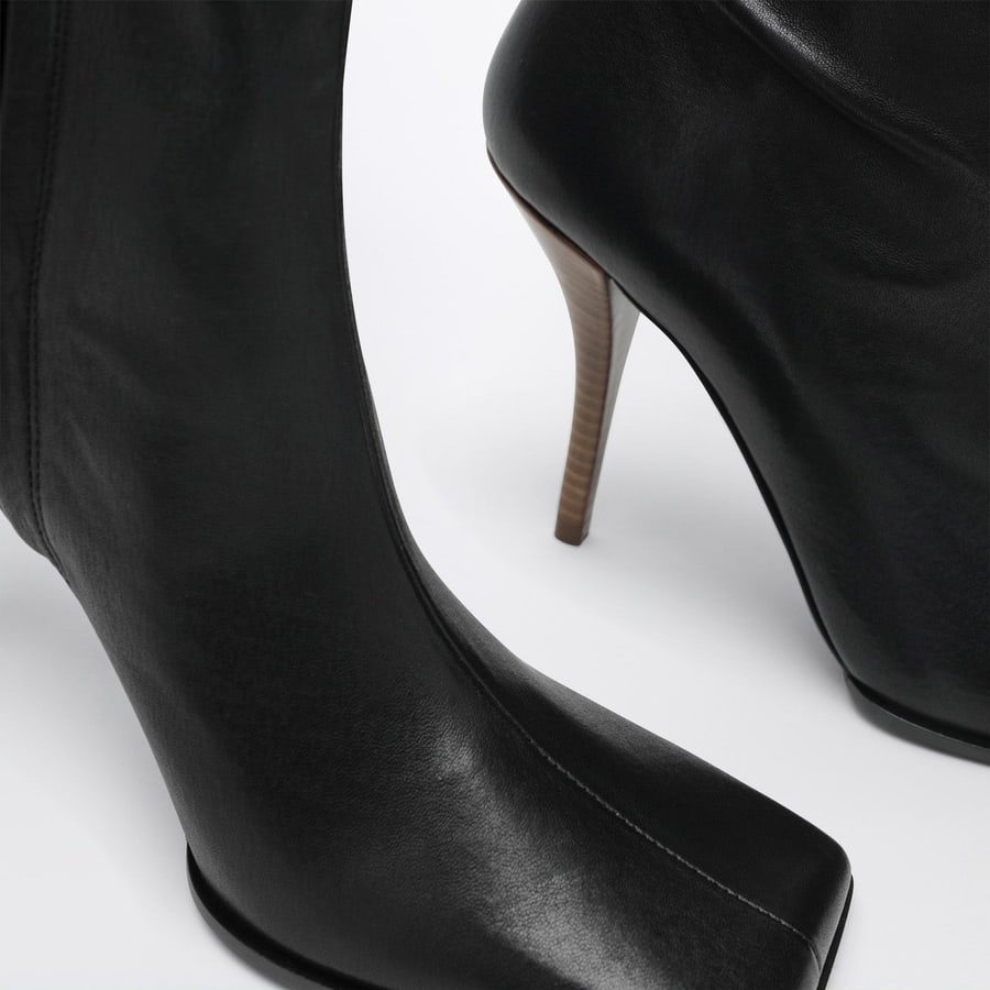Alaïa Stivaletti a calzino Soft Square neri, view 5