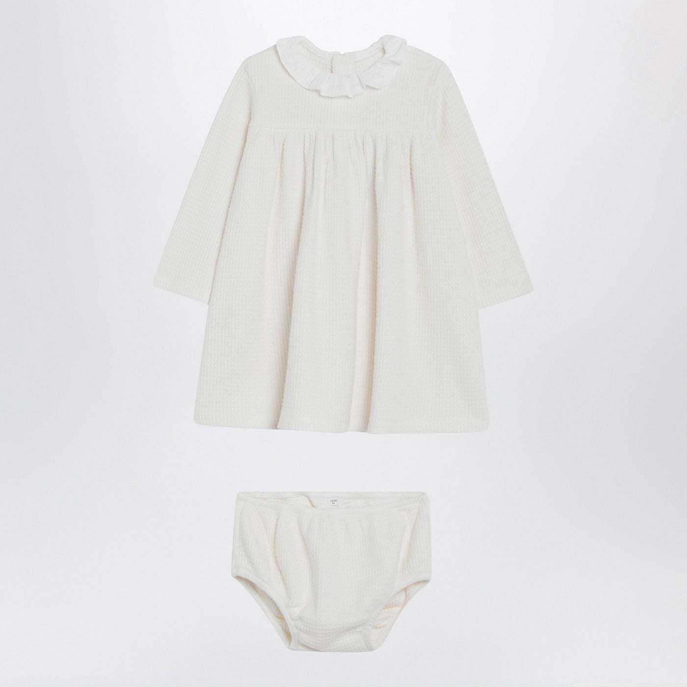 TEDDY & MINOU Abitino con culotte bianco latte