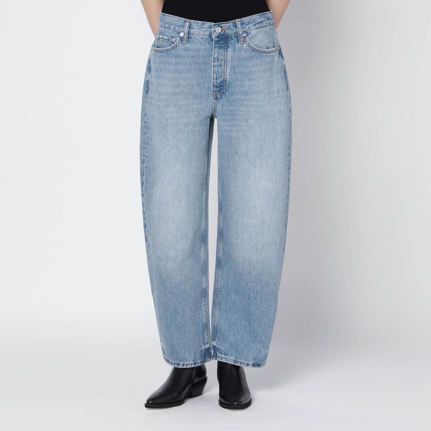Anine Bing Jeans Fritz blu baltico