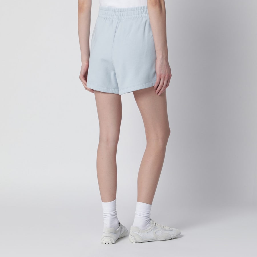 Anine Bing Shorts azzurro chiaro in cotone, view 4