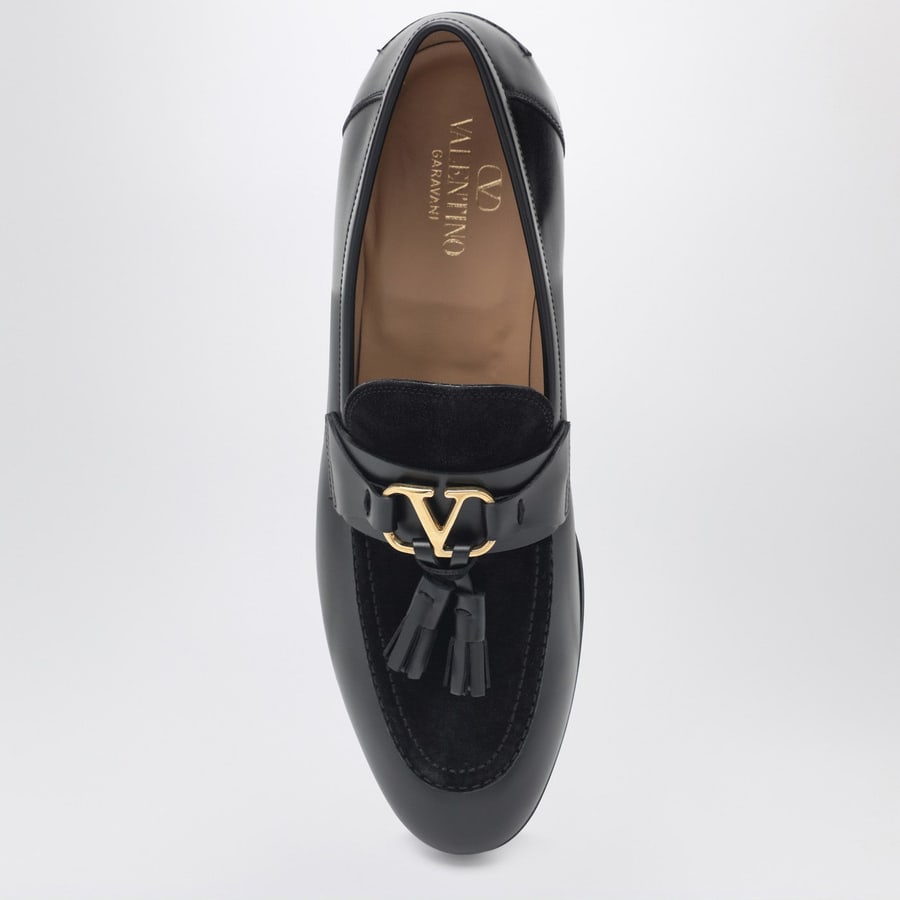 Valentino Garavani Mocassino Vaniteux in Vitello e crosta, view 3