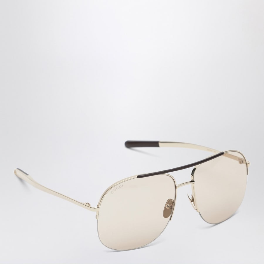 Gucci Occhiali da sole navigator oro, view 2