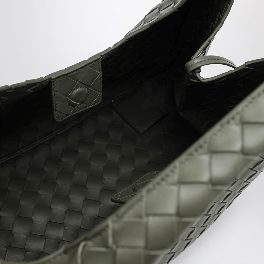 Bottega Veneta Borsa Campana misura media color Pickle, view 5