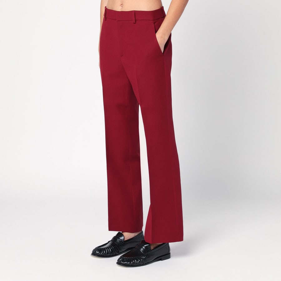 Gucci Pantalone classico Rosso Ancora, view 3