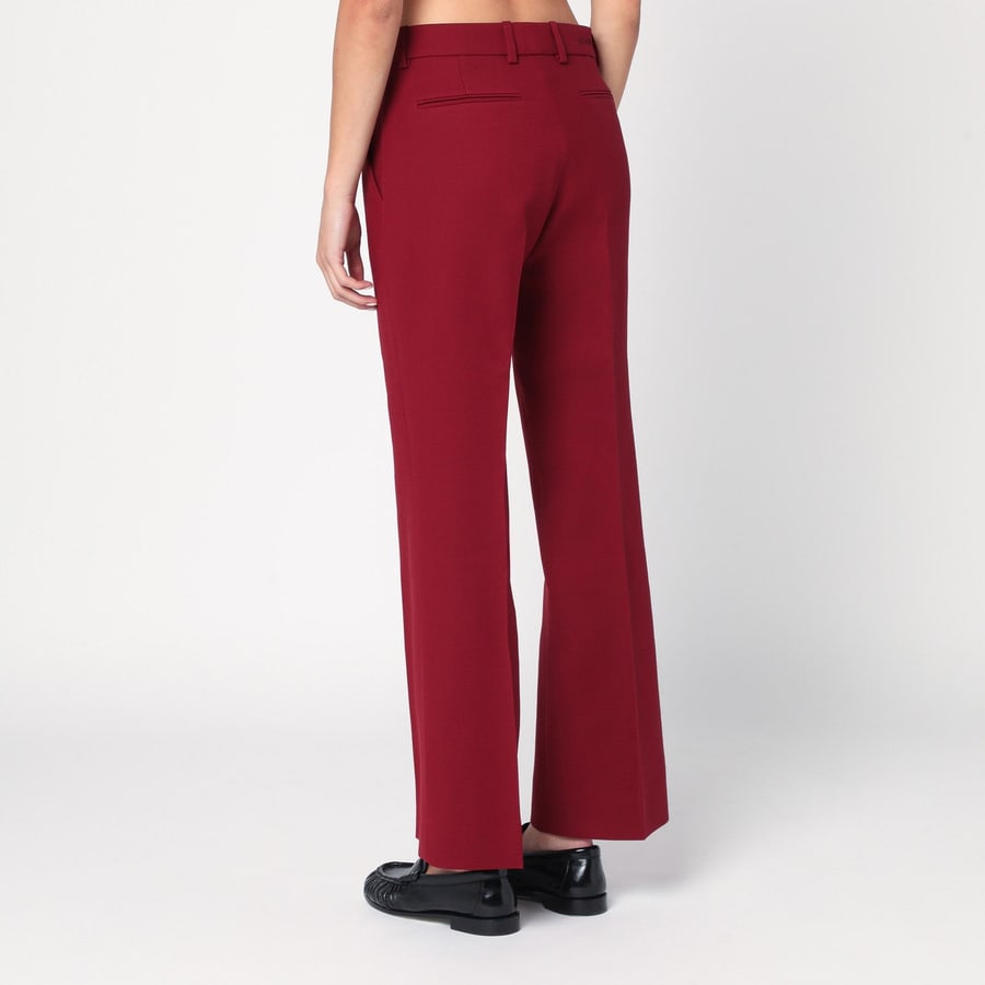 Gucci Pantalone classico Rosso Ancora, view 4