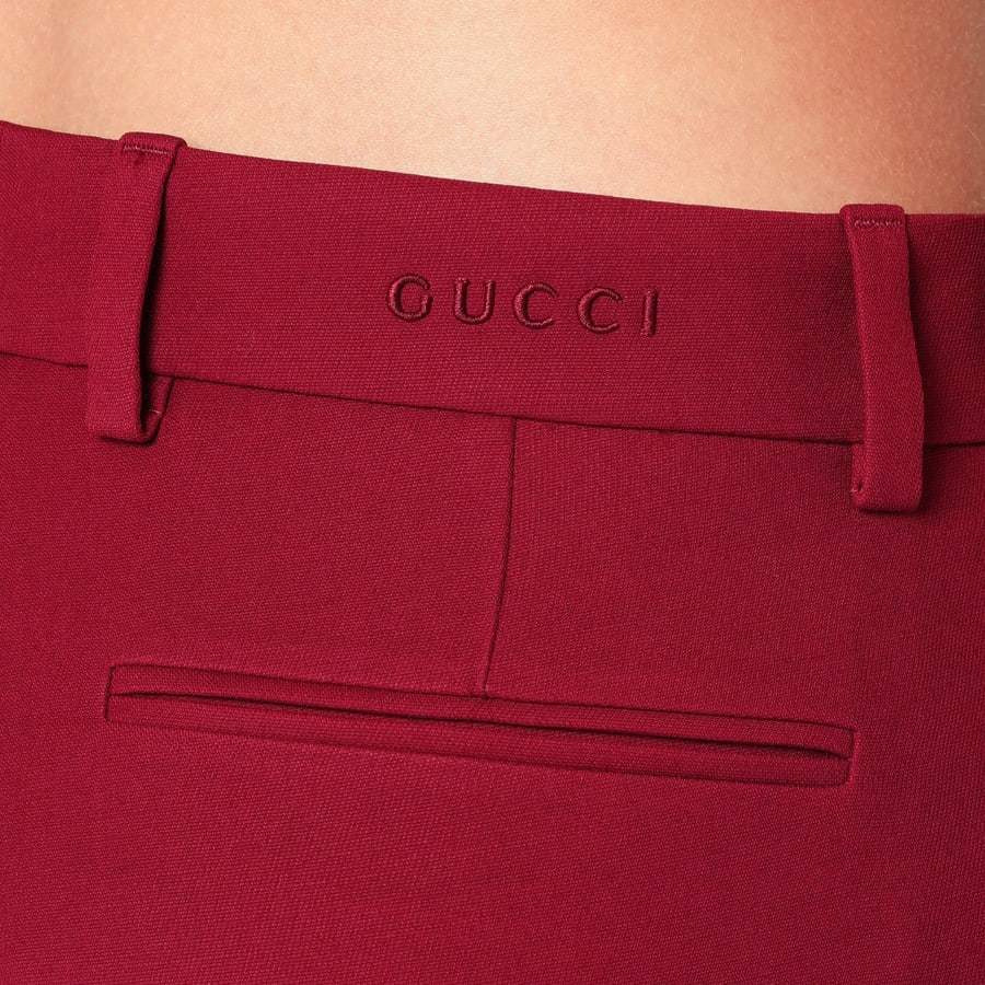 Gucci Pantalone classico Rosso Ancora, view 5