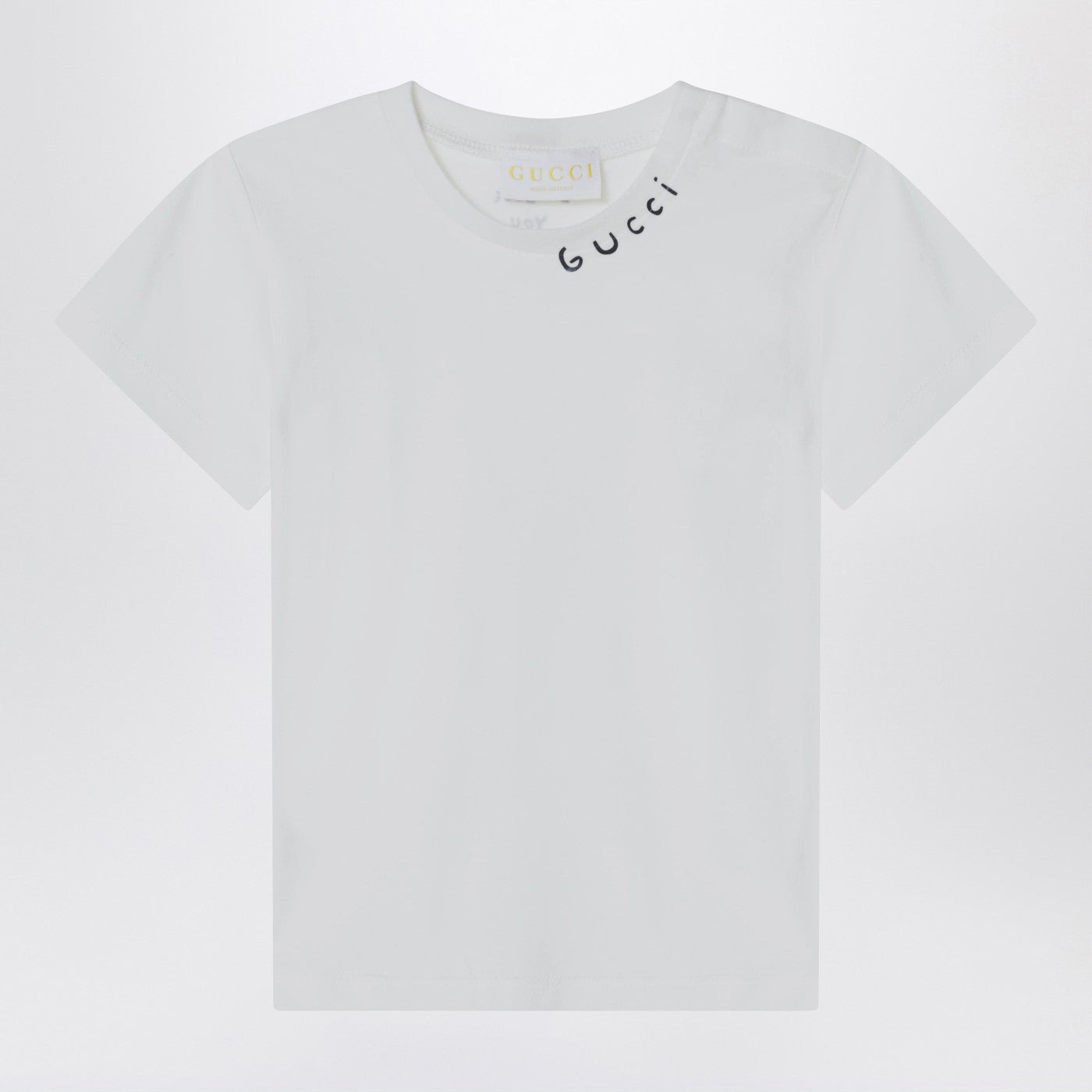 Gucci T-shirt bianca con logo