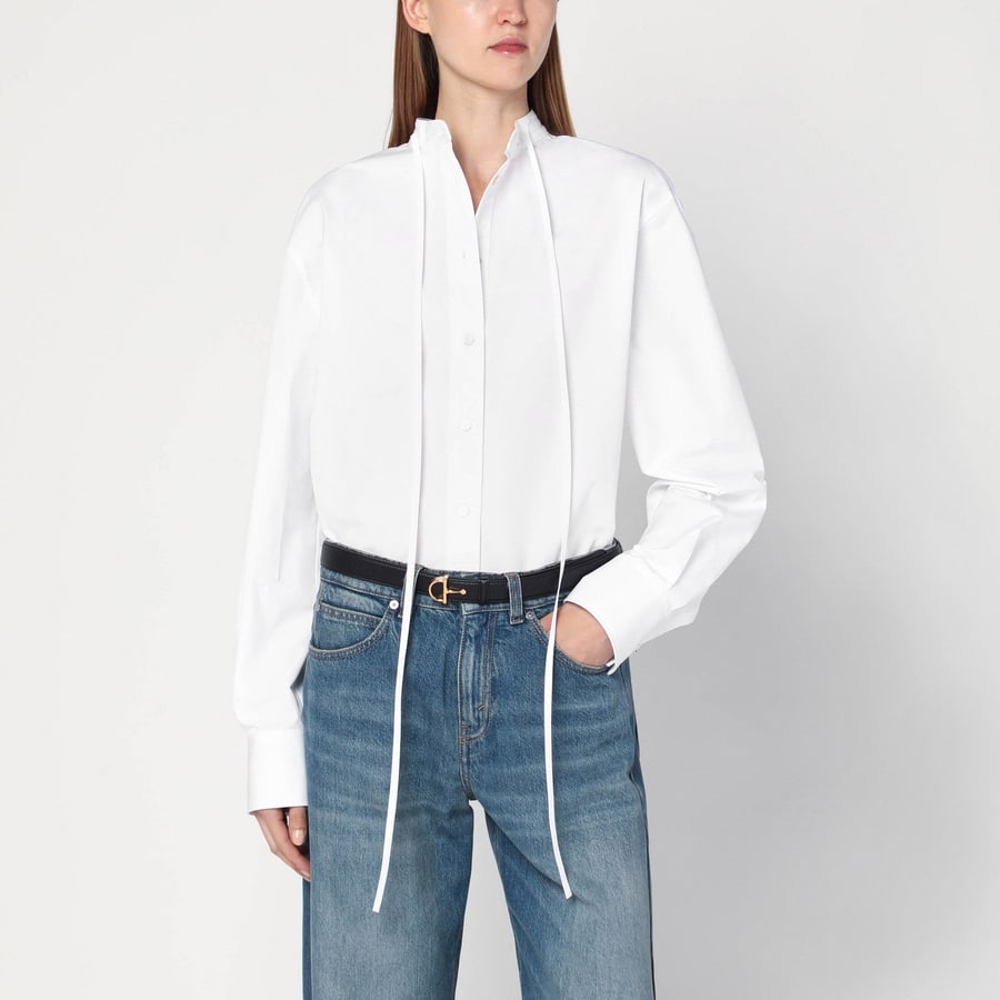 Gucci Camicia bianca in popeline di cotone