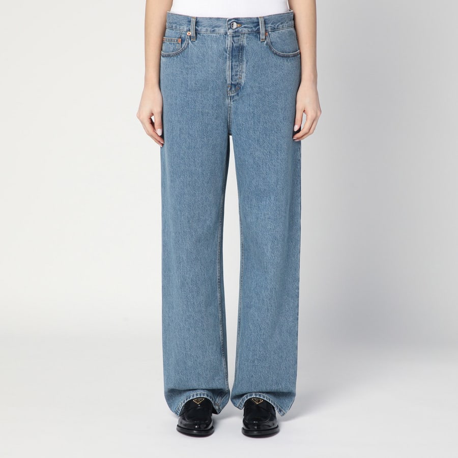Gucci Jeans ampio blu chiaro