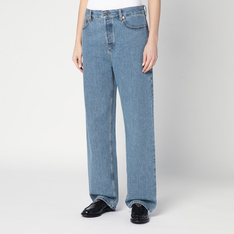 Gucci Jeans ampio blu chiaro, view 3