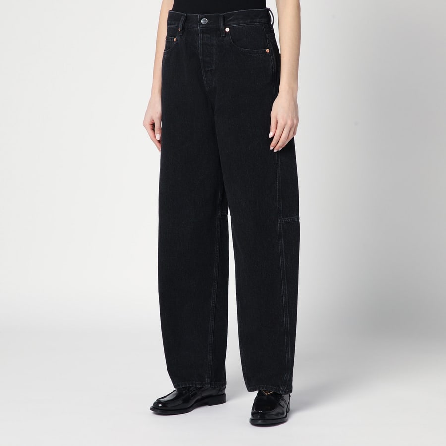 Gucci Jeans ampio nero, view 3