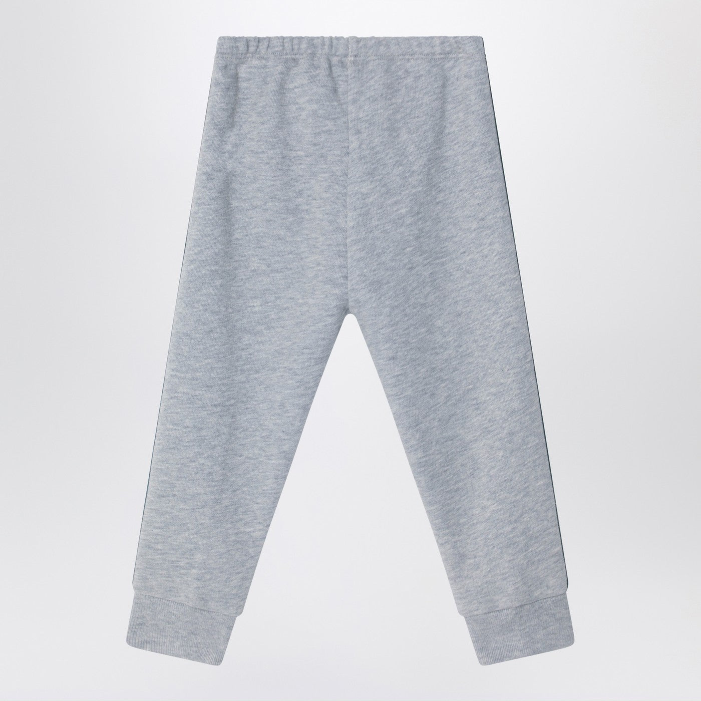 Gucci Pantalone jogging grigio con nastro Web, view 2