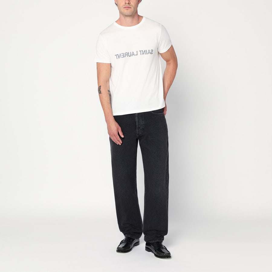 Saint Laurent Jeans Mick in denim nero, view 2