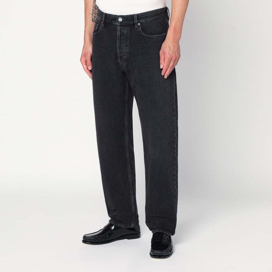 Saint Laurent Jeans Mick in denim nero, view 3