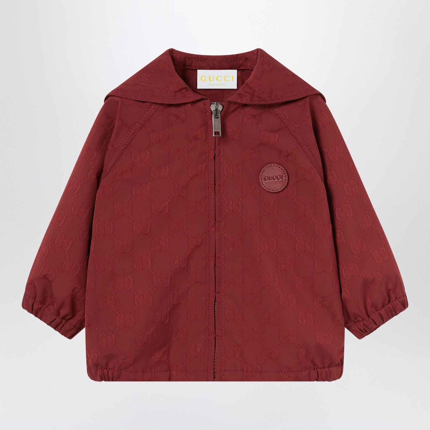 Gucci Giacca Rosso Ancora in twill di nylon