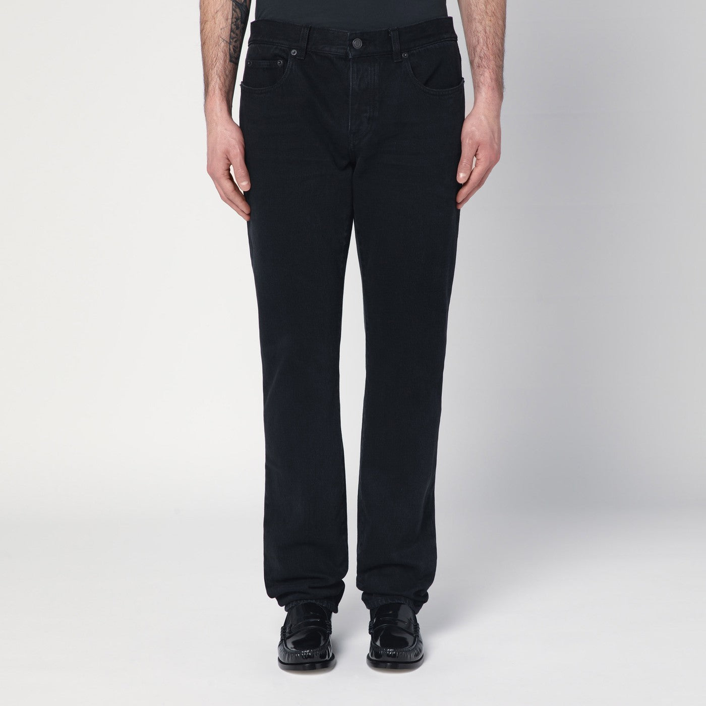 Saint Laurent Jeans nero in denim