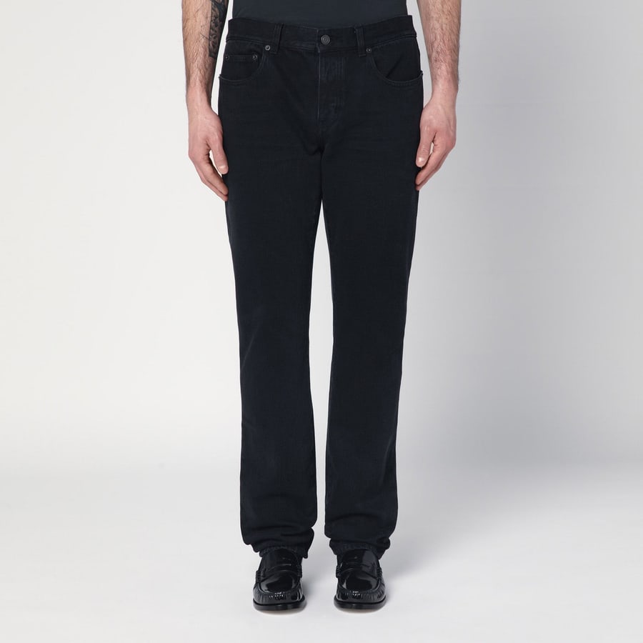 Saint Laurent Jeans nero in denim