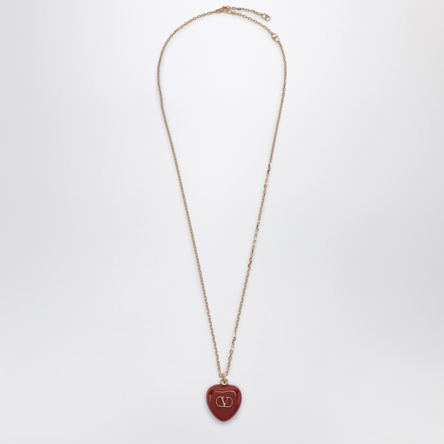 Valentino Garavani Collana Coeur Royal rossa