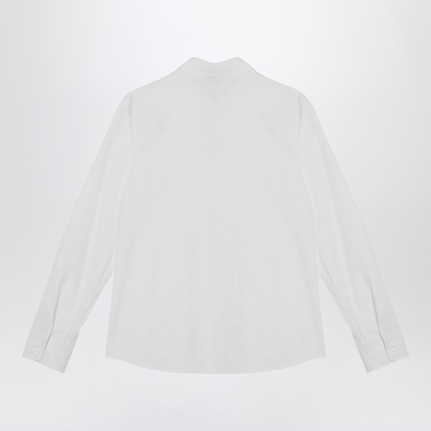 Gucci Camicia bianca in cotone Oxford con motivo GG, view 2