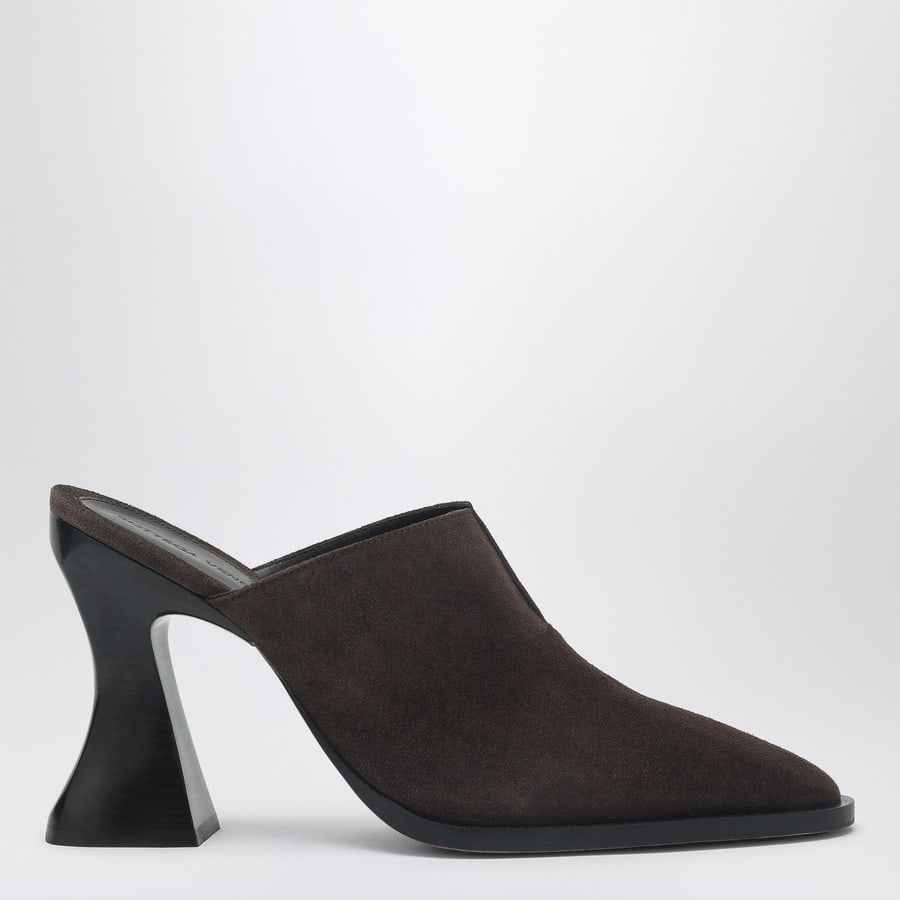 Bottega Veneta Mule Cha-Cha in suede fondente