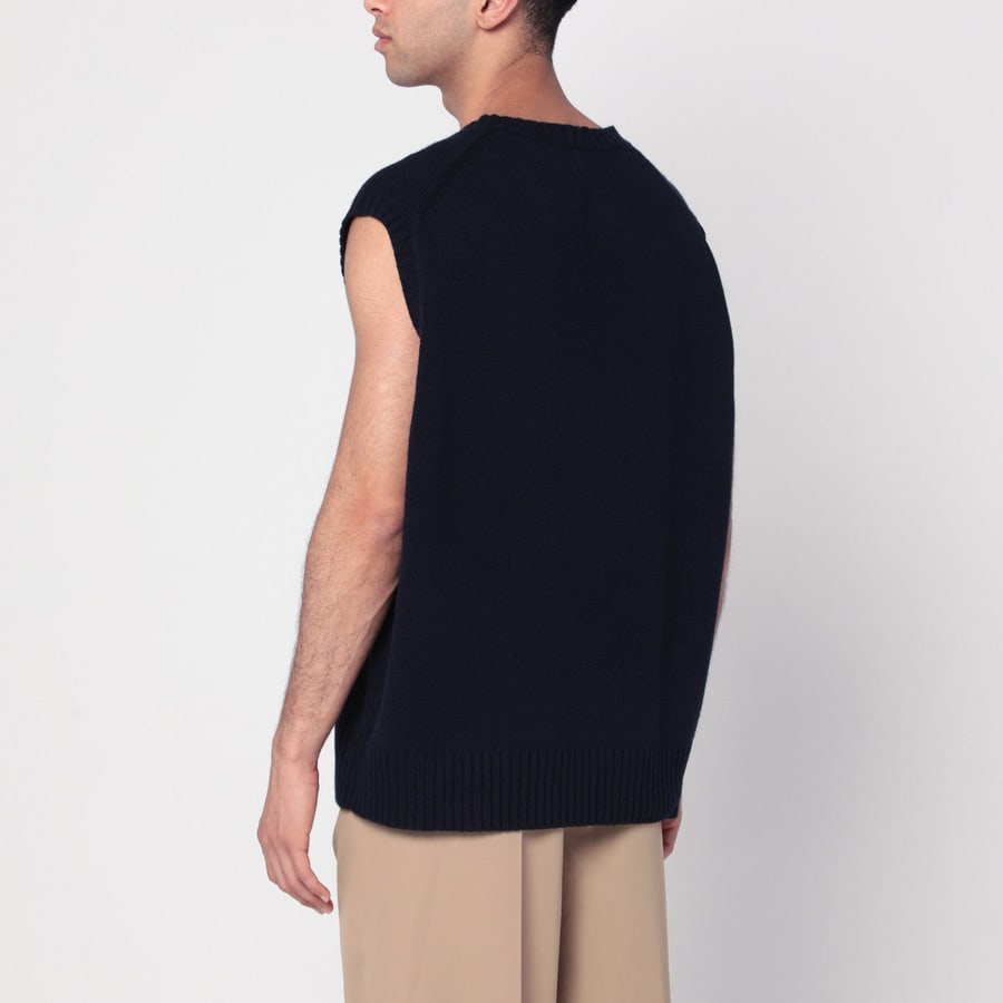 Polo Ralph Lauren Gilet blu navy con bandiera Big-Fit, view 3