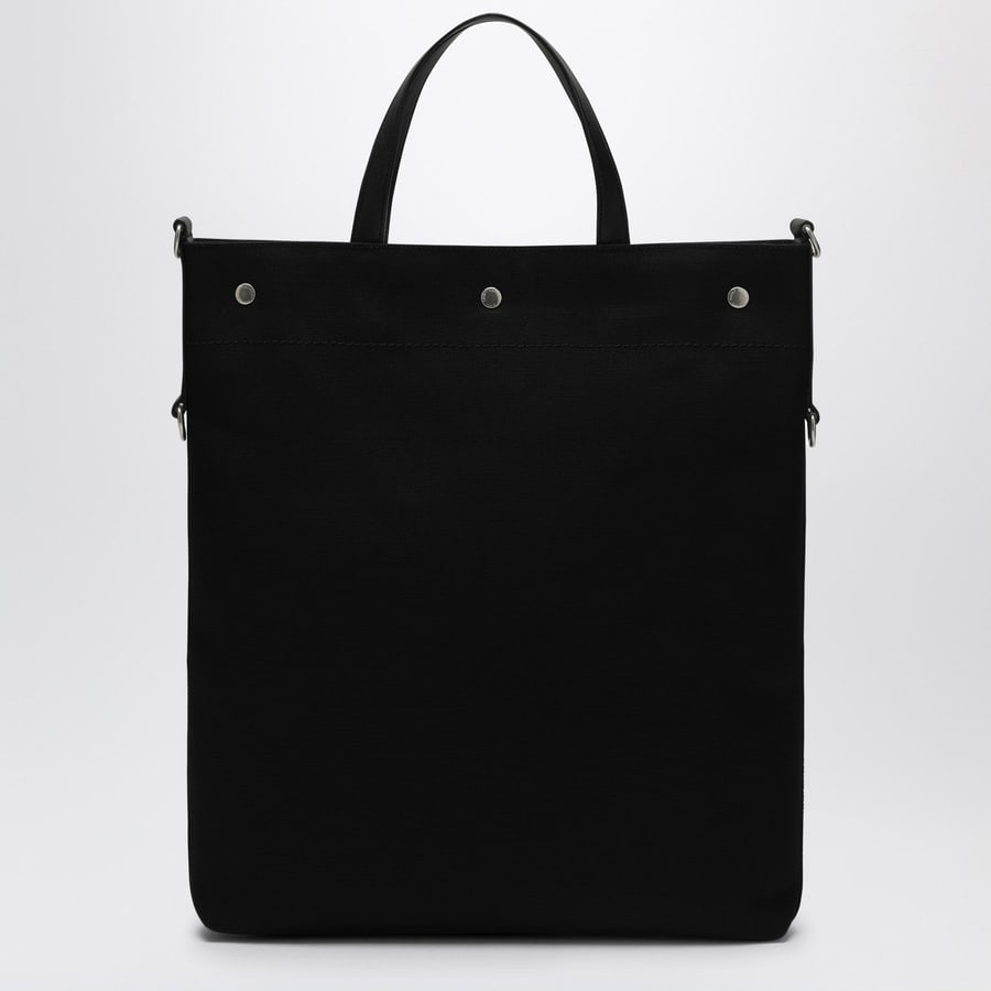 Saint Laurent Borsa tote North/South nera in canvas, view 4
