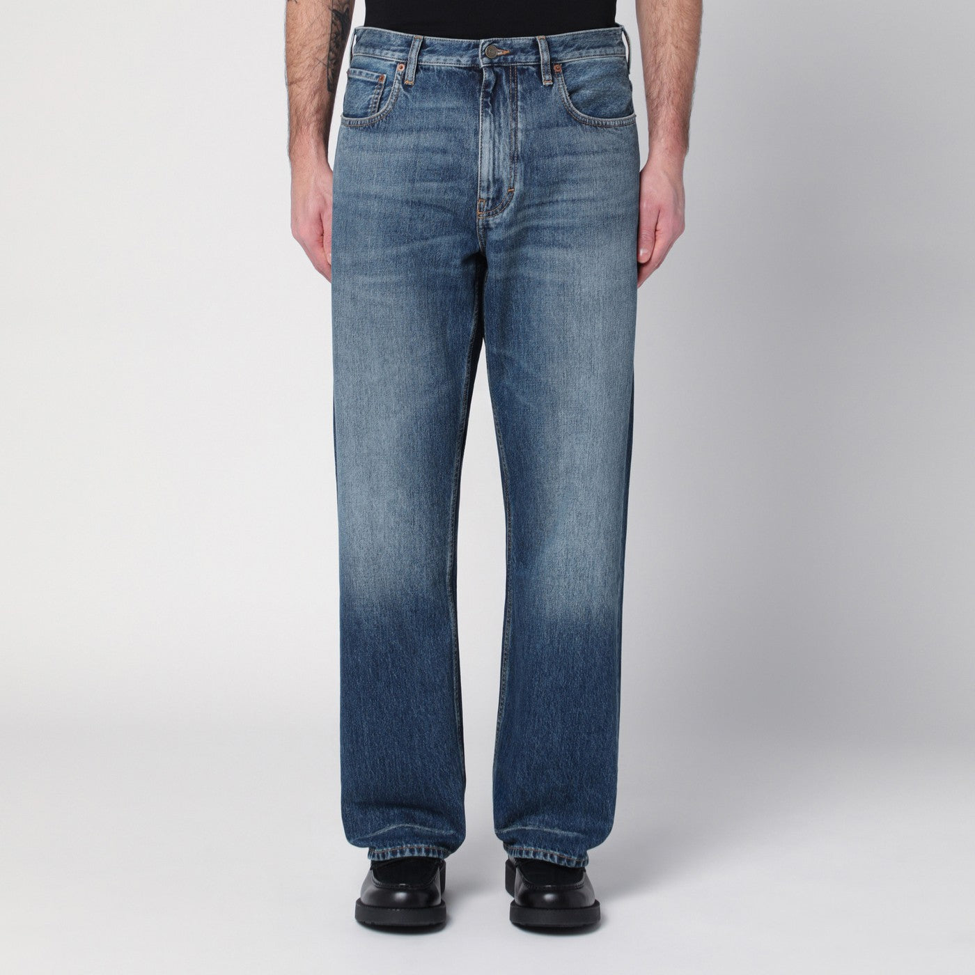 Valentino Garavani Jeans blu in denim slavato