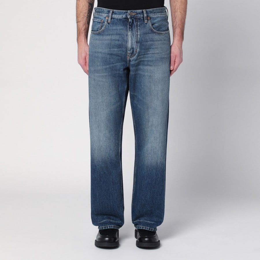 Valentino Garavani Jeans blu in denim slavato