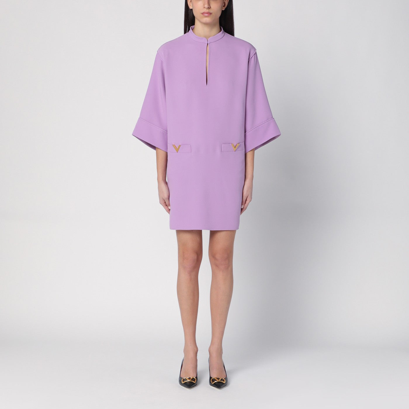 Valentino Garavani Mini abito lilla in seta