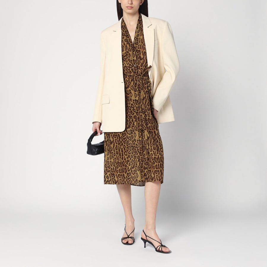 Stella McCartney Giacca monopetto color burro, view 2
