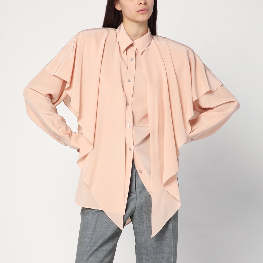 Stella McCartney Camicia rosa in seta