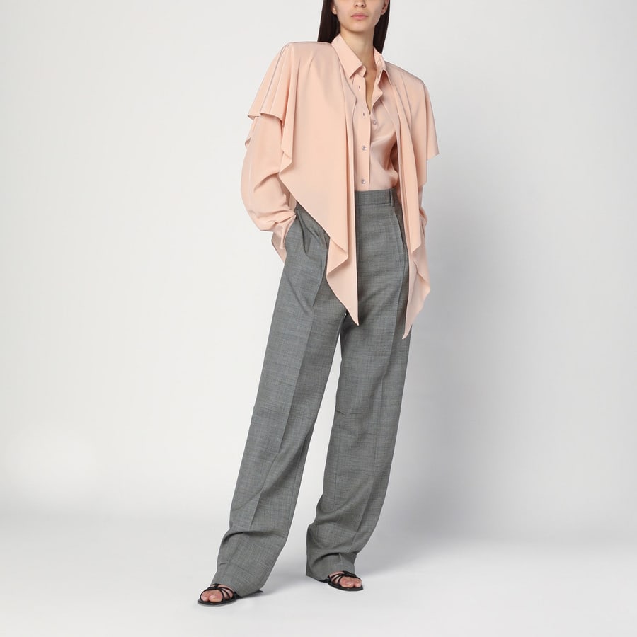 Stella McCartney Camicia rosa in seta, view 2