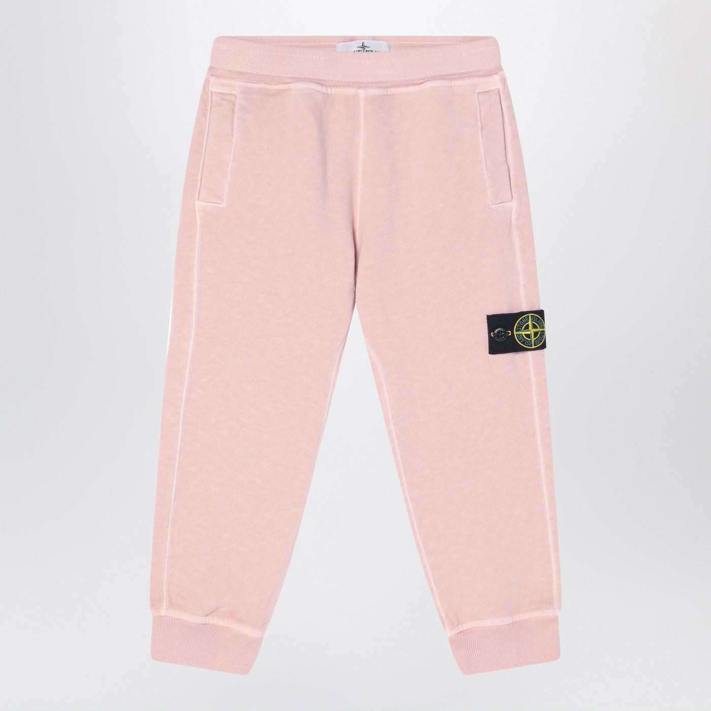 Stone Island Pantalone jogging rosa in cotone