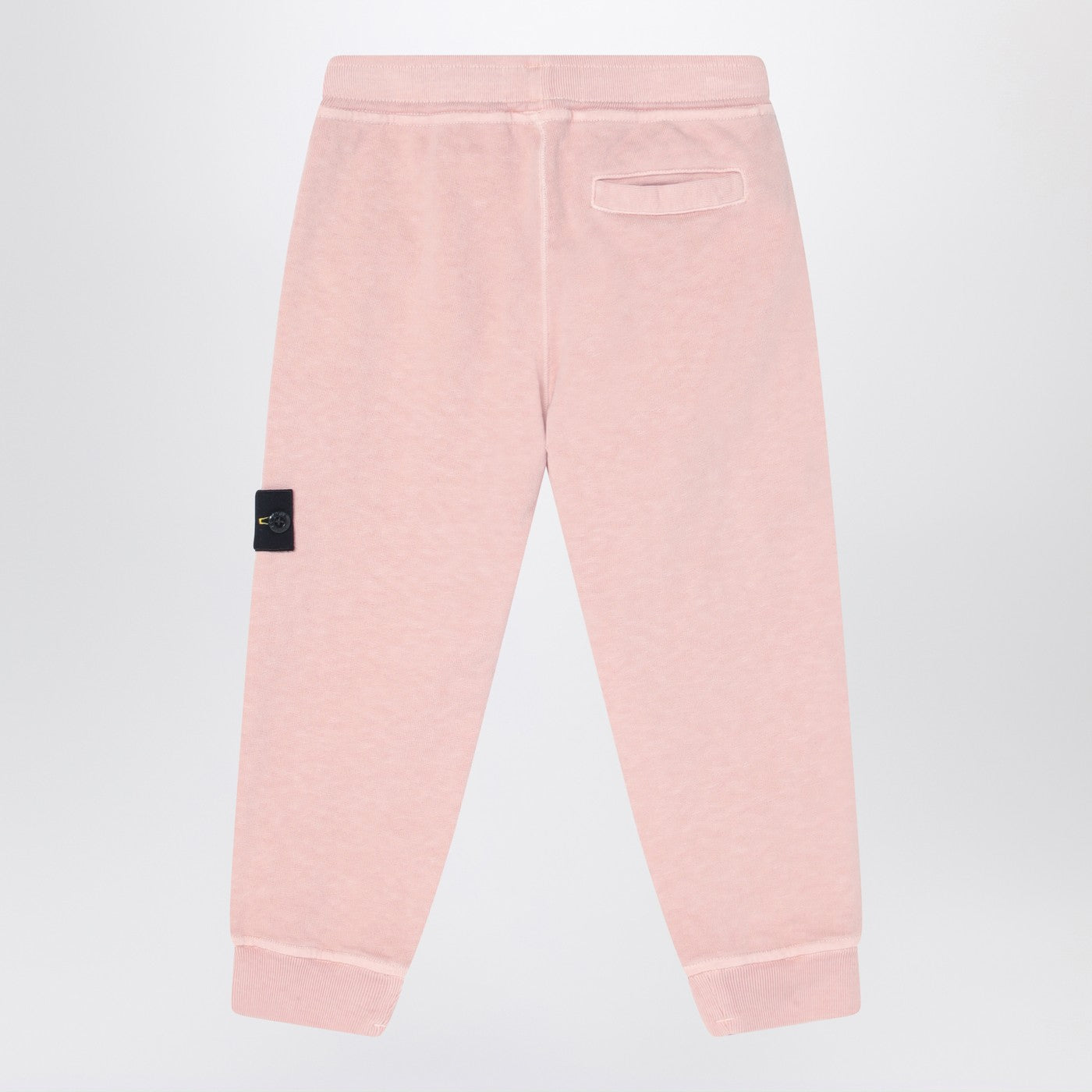 Stone Island Pantalone jogging rosa in cotone, view 2
