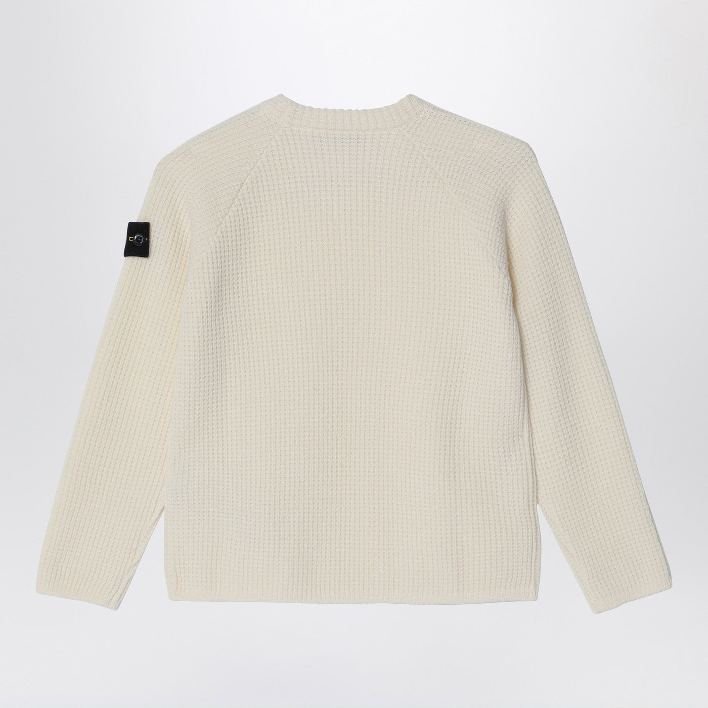 Stone Island Maglione beige in misto lana, view 2